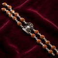 Rudraksha Silver-Tone Bracelet
